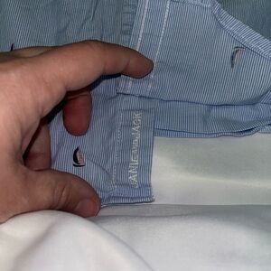 Janie and Jack Blue Striped Shirt with Sailboat perfect for Easter!12-18 month